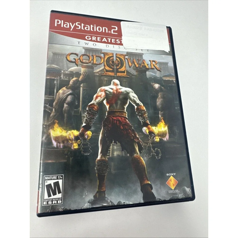 God of War 2 PS2 PlayStation 2 Greatest Hits Complete w/ Manual CIB Tested